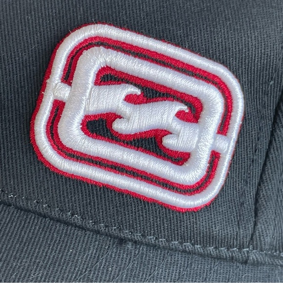 BillaBong Embroidered Logo Black Baseball Cap - Picture 8 of 10